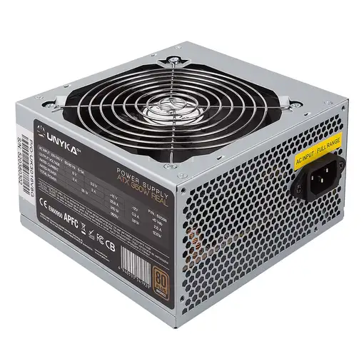 UNYKAch 52038 unidad de fuente de alimentación 350 W ATX Plata