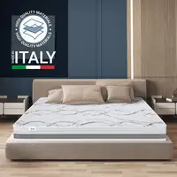 The White Stone Colchón de plaza y media 115x170 Memory Foam|H22cm|Made in Italy