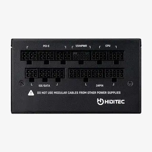 Hiditec GDX750 v2 unidad de fuente de alimentación 750 W 20+4 pin ATX ATX Negro