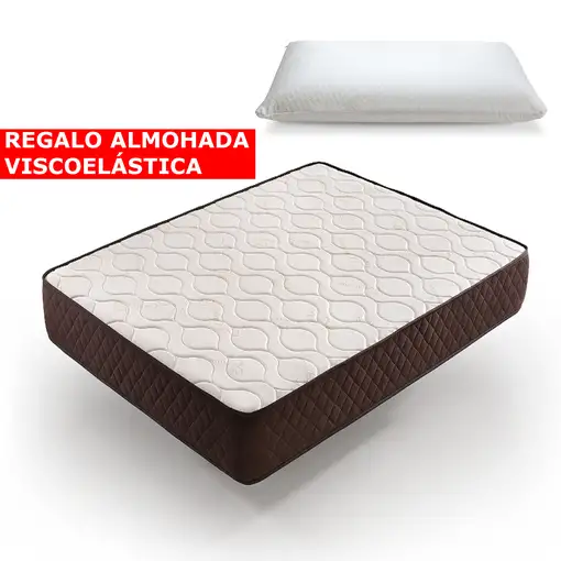 Colchon Viscoelástico 120 x 190 + REGALO Almohada Viscoelastica Descansin