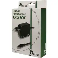 Inter-Tech PD-2065 Universal Negro Corriente alterna Interior