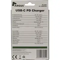 Inter-Tech PD-2065 Universal Negro Corriente alterna Interior