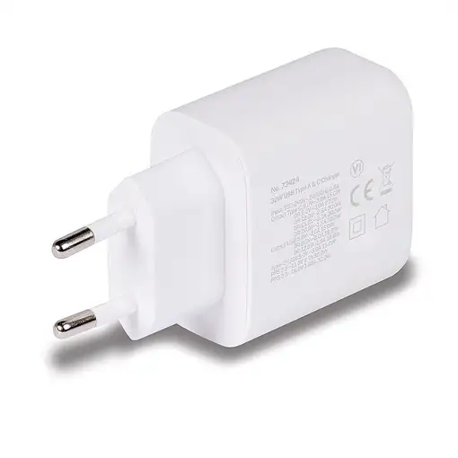 Lindy 73424 cargador de dispositivo móvil Universal Blanco Corriente alterna Carga