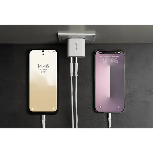 Intenso POWER ADAPTER 2XUSB-A/7802412 Universal Blanco Corriente alterna Interior