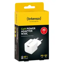 Intenso POWER ADAPTER USB-C GAN/7803022 Universal Blanco Corriente alterna Carga r
