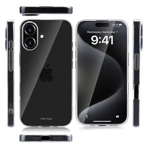 nevox 2366 funda para teléfono móvil 15,5 cm (6.1\) Transparente