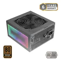 Mars Gaming MPB750S, Fuente Alimentación ATX ARGB 750W, 6 Años de Garantía, 80Plus