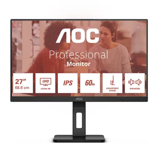 AOC E3 U27E3UF pantalla para PC 68,6 cm (27'') 3840 x 2160 Pixeles 4K Ultra HD LED