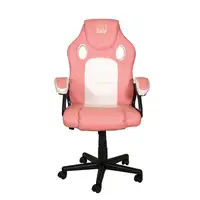 Xtreme MX12 KOR Silla para videojuegos de PC Asiento acolchado Rosa, Blanco