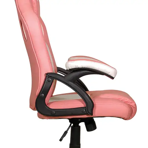 Xtreme MX12 KOR Silla para videojuegos de PC Asiento acolchado Rosa, Blanco