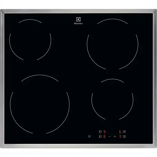 Electrolux Serie 300 LRR6430M Negro, Acero inoxidable Integrado 60 cm Cerámico 4 z