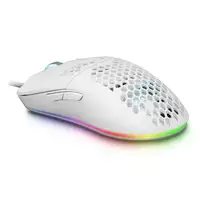 Mars Gaming MMAX, Ratón Gaming Ultraligero, RGB CHROMA 12400 DPI, Sensor Óptico Pi