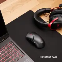 HyperX Pulsefire Saga Pro: ratón gaming inalámbrico (negro)
