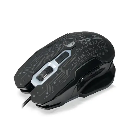 LogiLink ID0137 ratón Juego Ambidextro USB tipo A Óptico 2400 DPI