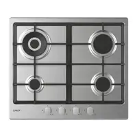 Candy Timeless CHG6BR4WX Acero inoxidable Integrado 60 cm Encimera de gas 4 zona(s
