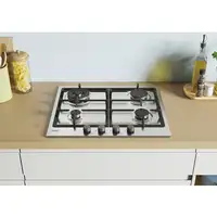 Candy Timeless CHG6BR4WX Acero inoxidable Integrado 60 cm Encimera de gas 4 zona(s