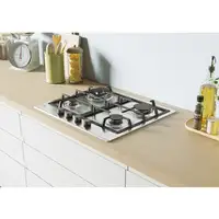 Candy Timeless CHG6BR4WX Acero inoxidable Integrado 60 cm Encimera de gas 4 zona(s