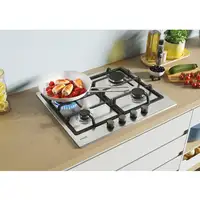 Candy Timeless CHG6BR4WX Acero inoxidable Integrado 60 cm Encimera de gas 4 zona(s