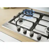 Candy Timeless CHG6BR4WX Acero inoxidable Integrado 60 cm Encimera de gas 4 zona(s