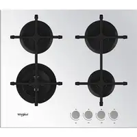 Whirlpool GOA 6423/WH Blanco Integrado 60 cm Encimera de gas 4 zona(s)