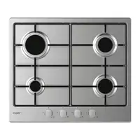 Candy Timeless CEL6PBRX Acero inoxidable Integrado 59 cm Encimera de gas 4 zona(s)