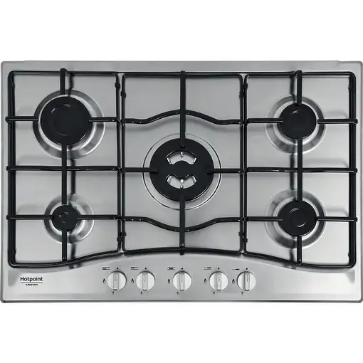 Hotpoint PCN 752 T/IX/HAR Acero inoxidable Integrado 75 cm Encimera de gas 5 zona( Hotpoint PCN 752 T/IX/HAR Acero inoxidable Integrado 75 cm Encimera de gas 5 zona(