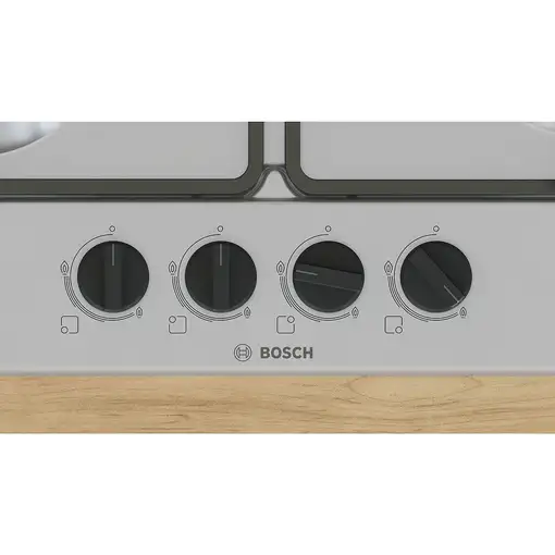 Bosch Serie 4 PGH6B5K60 hobs Acero inoxidable Integrado 60 cm Encimera de gas 4 zo