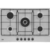 Beko HIAW75223SXE Acero inoxidable Integrado 75 cm Encimera de gas 5 zona(s)