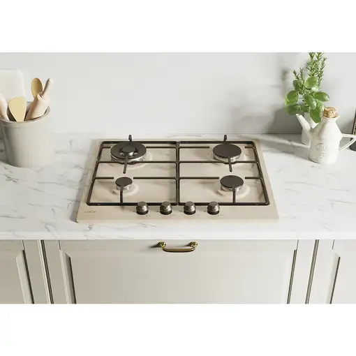 Candy Classic CHW6BRAV4WGT Avena Integrado 60 cm Encimera de gas 4 zona(s)