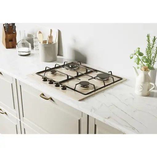 Candy Classic CHW6BRAV4WGT Avena Integrado 60 cm Encimera de gas 4 zona(s)