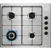 Electrolux Serie 300 EGS6414X Acero inoxidable Integrado 60 cm Encimera de gas 4 z