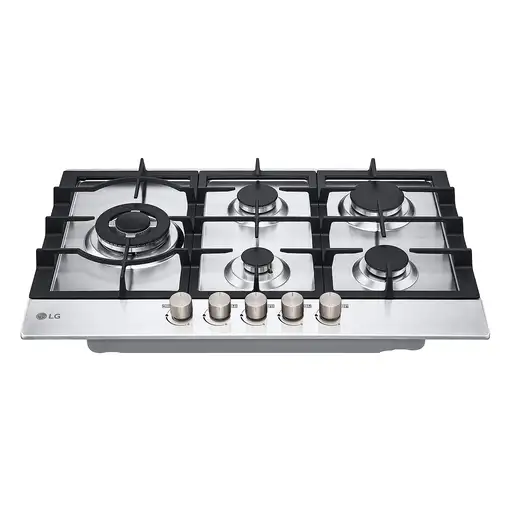 LG CBGZ3016S Acero inoxidable Integrado 75 cm Encimera de gas 5 zona(s)