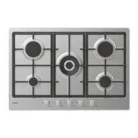 Candy Timeless CHG74WX Acero inoxidable Integrado 74.5 cm Encimera de gas 5 zona(s