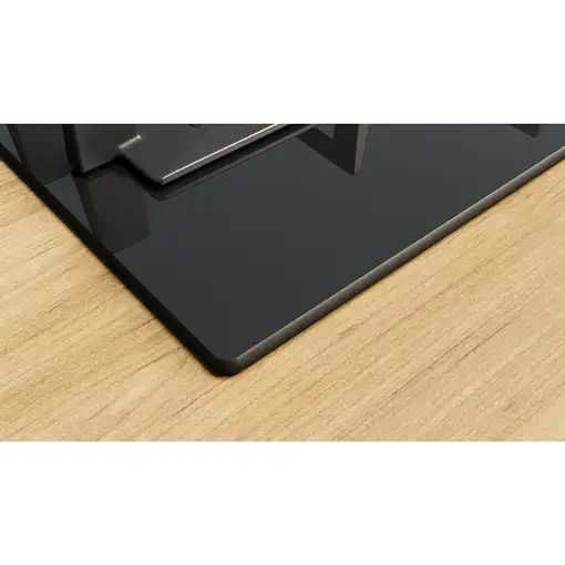 Placa de gas natural, Serie 4, 4 fuegos, negra PNP6B6K40 BOSCH