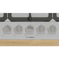 Bosch Serie 4 PGQ7B5K90 hobs Acero inoxidable Integrado 75 cm Encimera de gas 5 zo