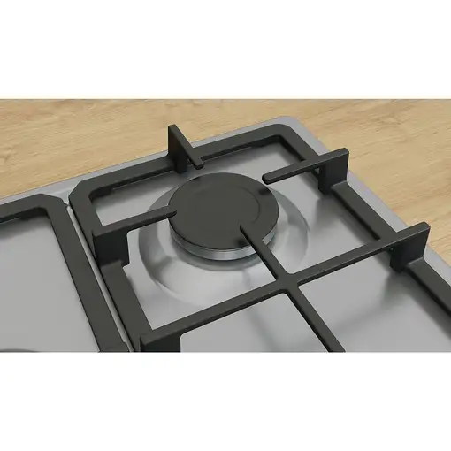 Bosch Serie 4 PGQ7B5K90 hobs Acero inoxidable Integrado 75 cm Encimera de gas 5 zo