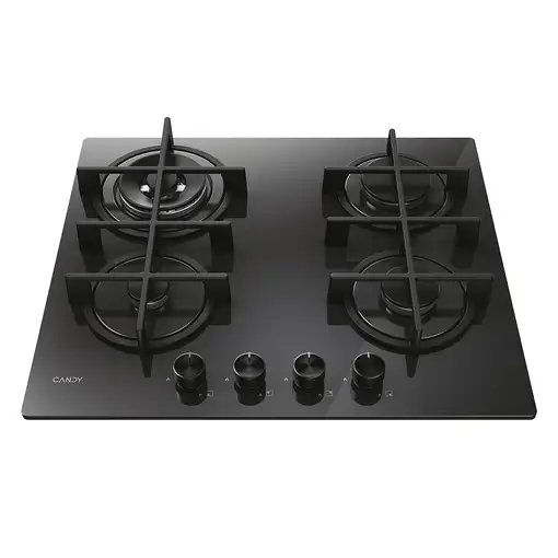 Candy Moderna CVG6BR4WTB Negro Integrado 60 cm Encimera de gas 4 zona(s)