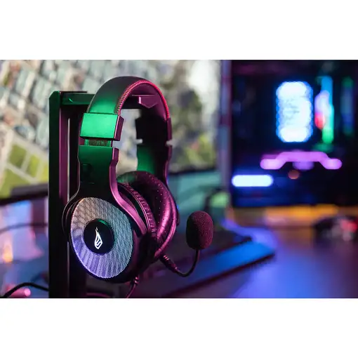 SureFire Harrier 360 Auriculares Alámbrico Diadema Juego USB tipo A Carbono