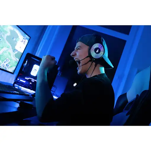 SureFire Harrier 360 Auriculares Alámbrico Diadema Juego USB tipo A Carbono
