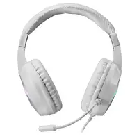 Mars Gaming MH122 Blanco, Cascos Gaming FRGB Over Ear con Micrófono, Sonido HiFi,
