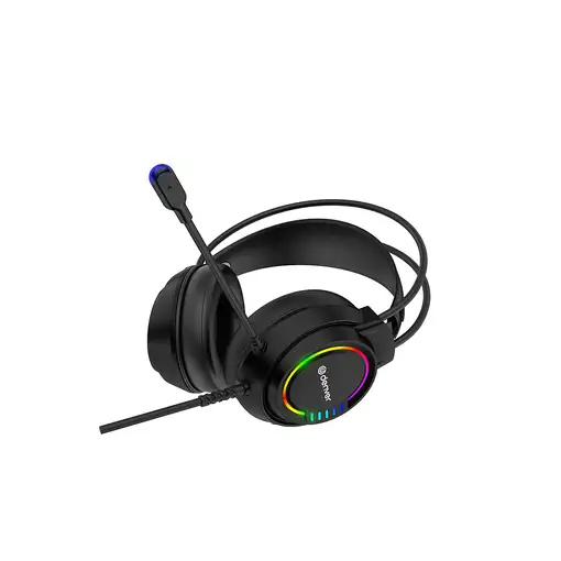 Denver GHS-130 auricular y casco Auriculares Alámbrico Diadema Juego Negro