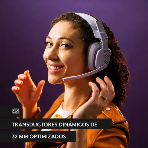 ASTRO Gaming A10 Auriculares Alámbrico Diadema Juego Gris, Lila