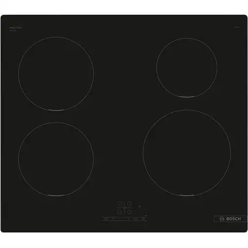 Bosch Serie 4 PUE611BB5J hobs Negro Integrado 60 cm Con placa de inducción 4 zona(