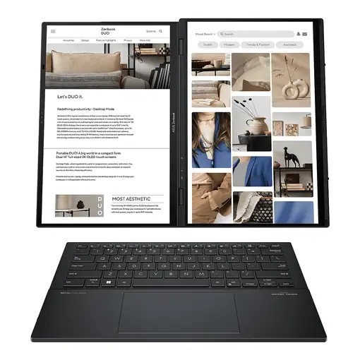 ASUS Zenbook Duo OLED UX8406MA-QL396W - Ordenador Portátil 14" WUXGA (Intel Core U