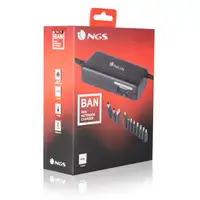 NGS Ban adaptador e inversor de corriente Interior 90 W Negro