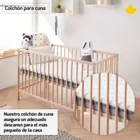Colchón de Cuna Descansin | 60x120 cm | Funda Lavable | Antireflujo