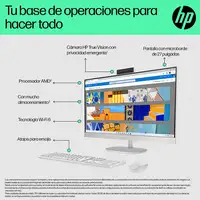 HP 27-cr0057ns AMD Ryzen™ 5 7520U 68,6 cm (27'') 1920 x 1080 Pixeles PC todo en uno
