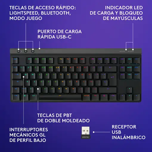 Logitech G G515 LIGHTSPEED TKL