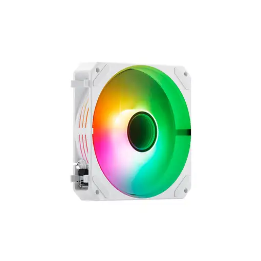 ABYSM Gaming Ventilador Arclight 2.0 Pack 3 en 1 Blanco, Iluminación ARGB y Capaci