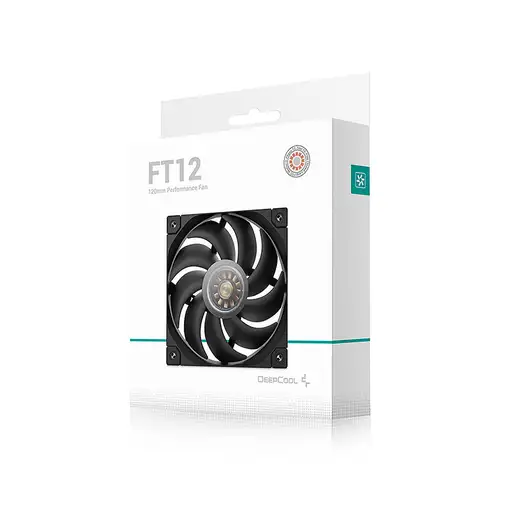 DeepCool FT12 Carcasa del ordenador Ventilador 12 cm Negro 1 pieza(s)
